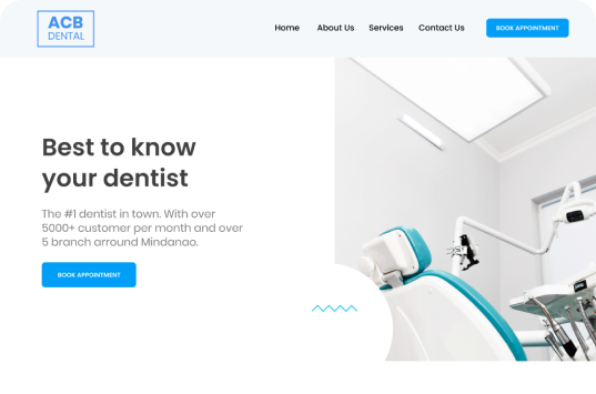 Web Design and Development - ACB Dental Project