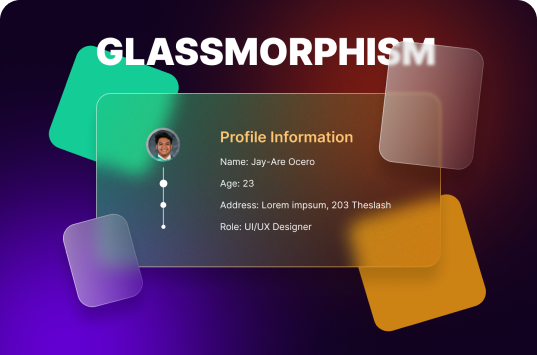 Web Design and Development - Glassmorphism Project